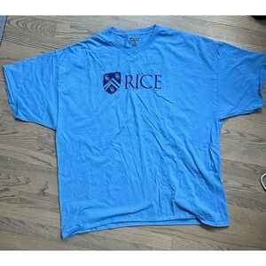 Rice University Owls NCAA Cotton College Logo Licensed Tee T-Shirt 3XL